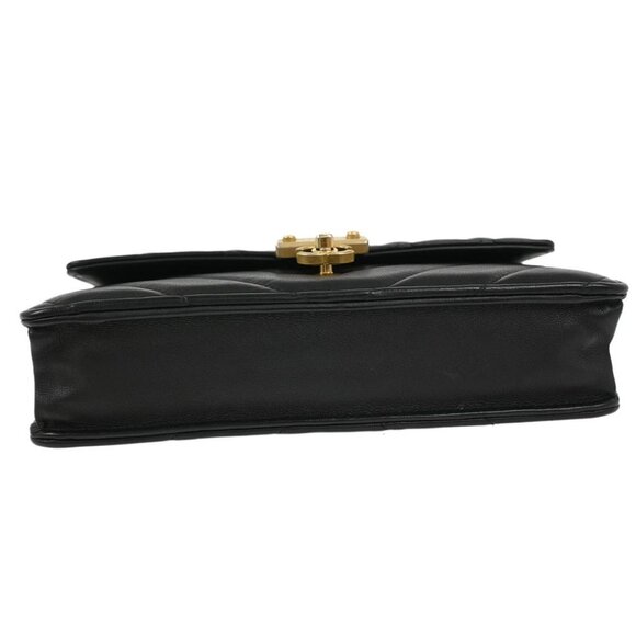 Chanel Black Lambskin Chevron WOC Wallet On Chain - Picture 3 of 10